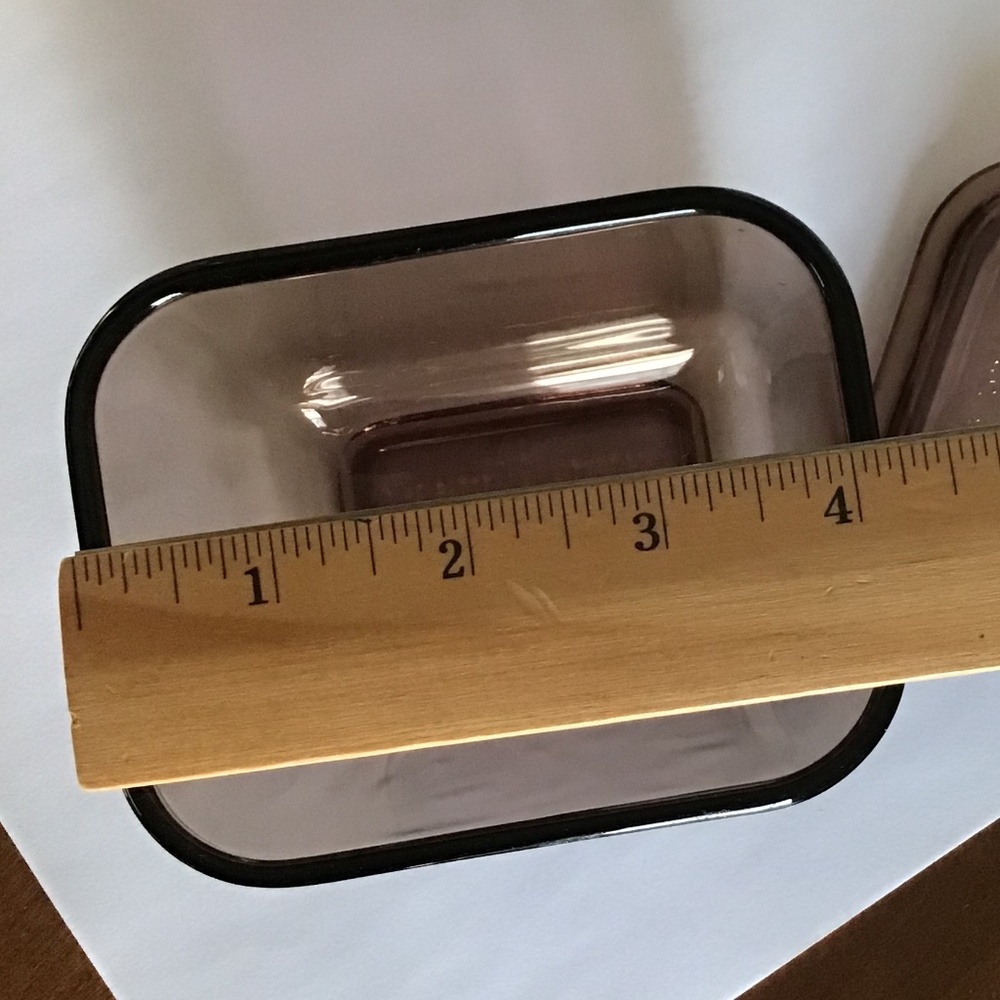 Pyrex Vintage Refrigerator Dish with Lid Amber EUC Corning Visions - Picture 9 of 14